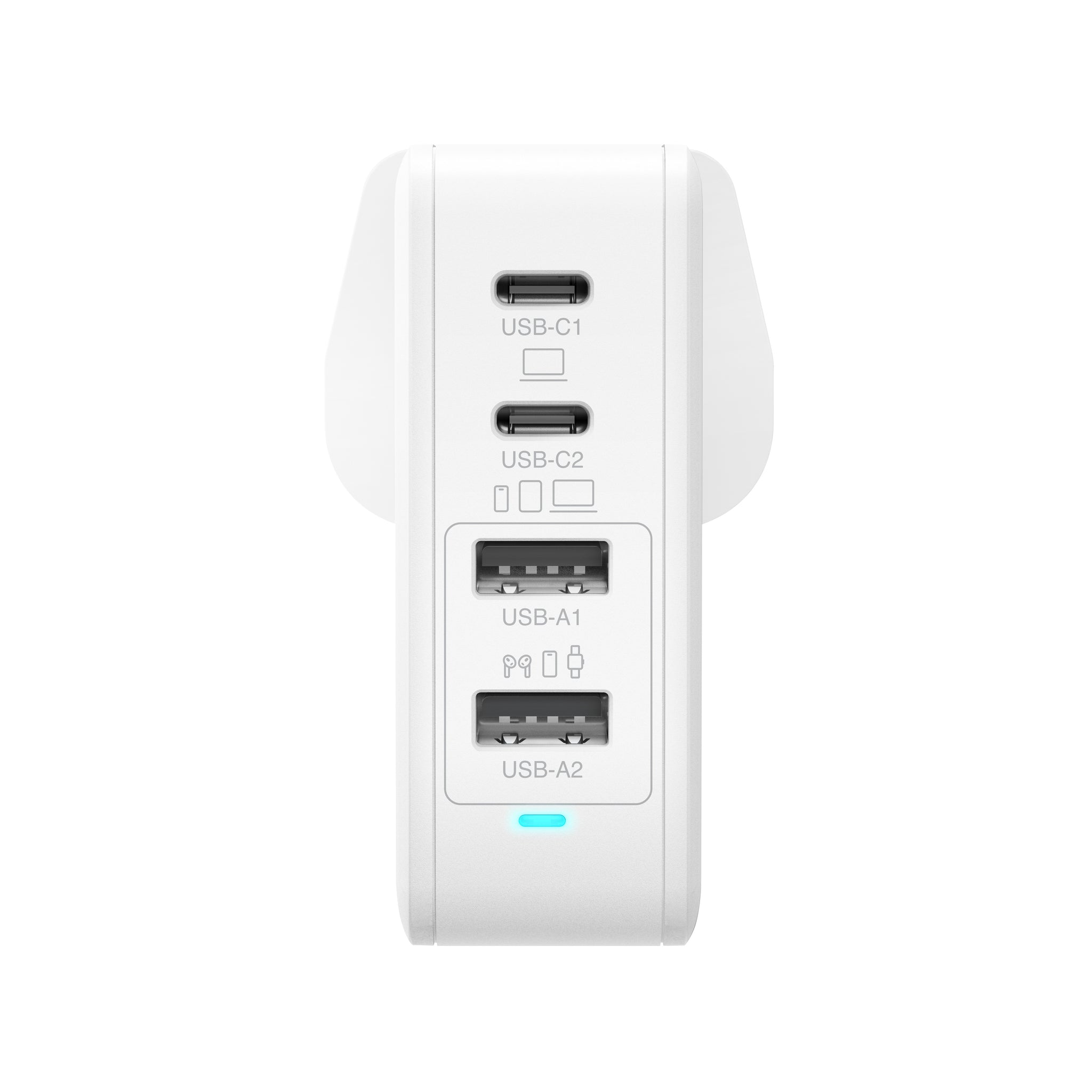 GP 100W GaN Charger 4-ports USB-C & USB-A