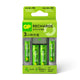 GP Recharge Charger with 2pc AA 1000mAh + 2pc AAA 400mAh NiMH Batteries