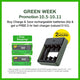 GP Charge & $ave NiMH 1300mAh AA Battery 2s + 650mAh AAA Battery 2s + 2-hr fast charger