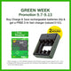 GP Charge & $ave NiMH 1300mAh AA Battery 4s + 2-hr fast charger