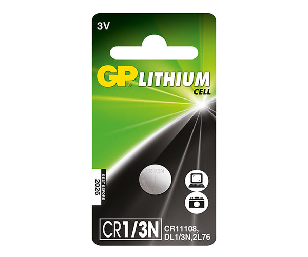 GP Button Cell - Lithium CR1/3N-GP Batteries Hong Kong