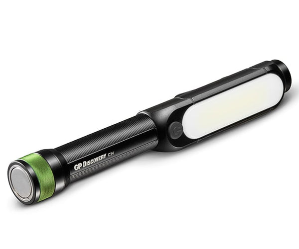 GP Discovery Flashlight Work Light with High Lumen Side COB LED Light C34
