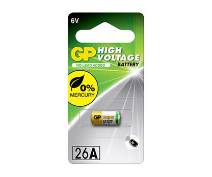 GP High Voltage Battery 26AF Mercury Free