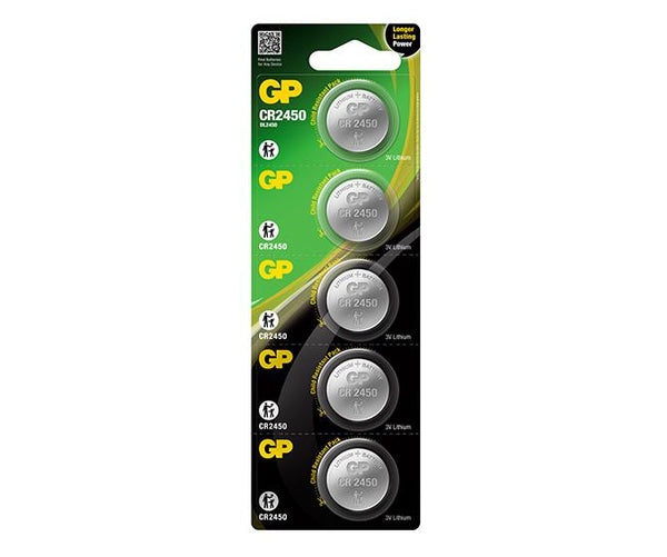 GP Lithium Coin Batteries CR2450