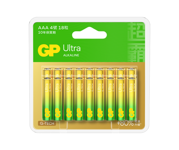 GP Ultra Alkaline AAA Batteries